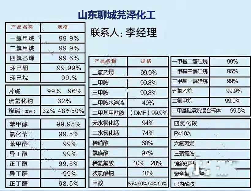 临沂氯桶装价格