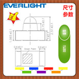 深圳台湾亿光1206带凸镜侧面发射管940发射贴片发射IR26-51C-TR8发射器LED图片1