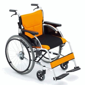 温州老人残疾人康复轮椅可折叠铝合金推椅