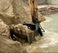 广东汕头挖机旋转筛分斗水中洗沙设备