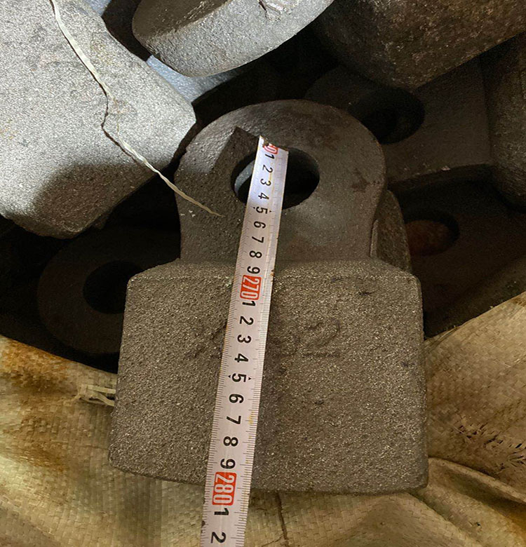 汉滨区粉碎煤矸石镶合金锤头PC1412破碎机锤头