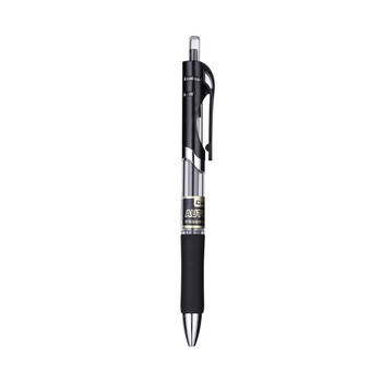 齐心中性笔K3511按动中性笔0.5mm笔芯黑色