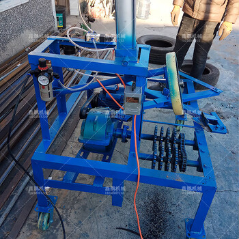 全自動廢舊橡膠輪胎切雙邊機(jī)圖片