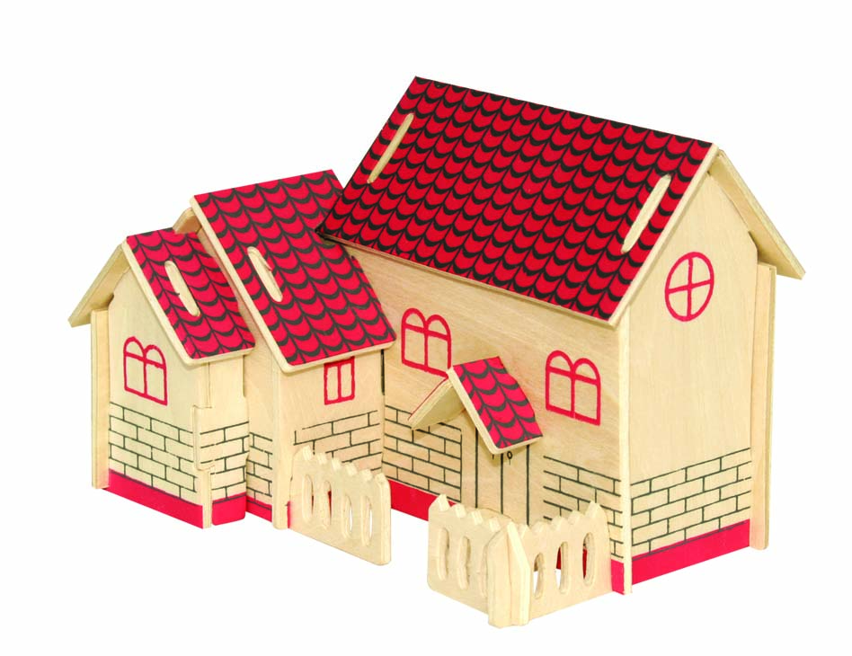 木制玩具wp21红房子