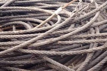 废旧钢丝绳回收价格电梯钢丝绳回收油丝绳铁铜设备