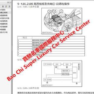 2019-2015腾势DENZA纯电动汽车.维修手册.电路图.技术培训手册图片3