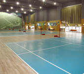 深圳PVC运动地板施工-室内球场建设工程-深圳PVC地胶铺设