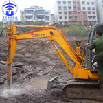 重庆挖改液压凿岩钻机挖掘机改装冲击钻机
