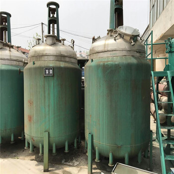 石家庄二手10吨搪瓷反应釜常年销售回收,二手化工设备