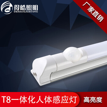 LED一體化人體感應(yīng)燈管廠家