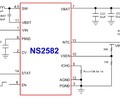 NS25825VUSB输入双节锂电池同步升压型充电管理IC