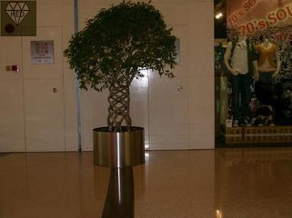 湖北不銹鋼花盆廠、室外花箱植物廠家批發(fā)定制