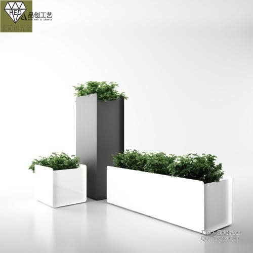 河南不銹鋼花盆花箱價格、塑木花箱廠家廠家批發(fā)定制