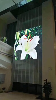 led显示屏透明屏商场展厅玻璃透明租赁屏节能省电高清透明屏