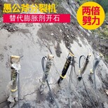 破碎坚硬岩石开采设备愚公斧劈裂机案例图片台东县图片4