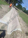混凝土帆布水泥毯定制水泥毯浇水凝固边坡固土护坡2020
