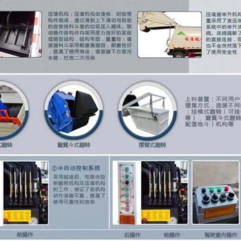 南平城市压缩垃圾车厂家、生活垃圾清运车参数配置价格厂家一站式售后服务