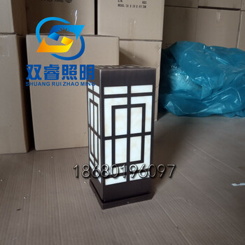 矮柱方形草坪燈戶外小區別墅柱頭燈圍墻院子柱頭燈道路兩側路燈