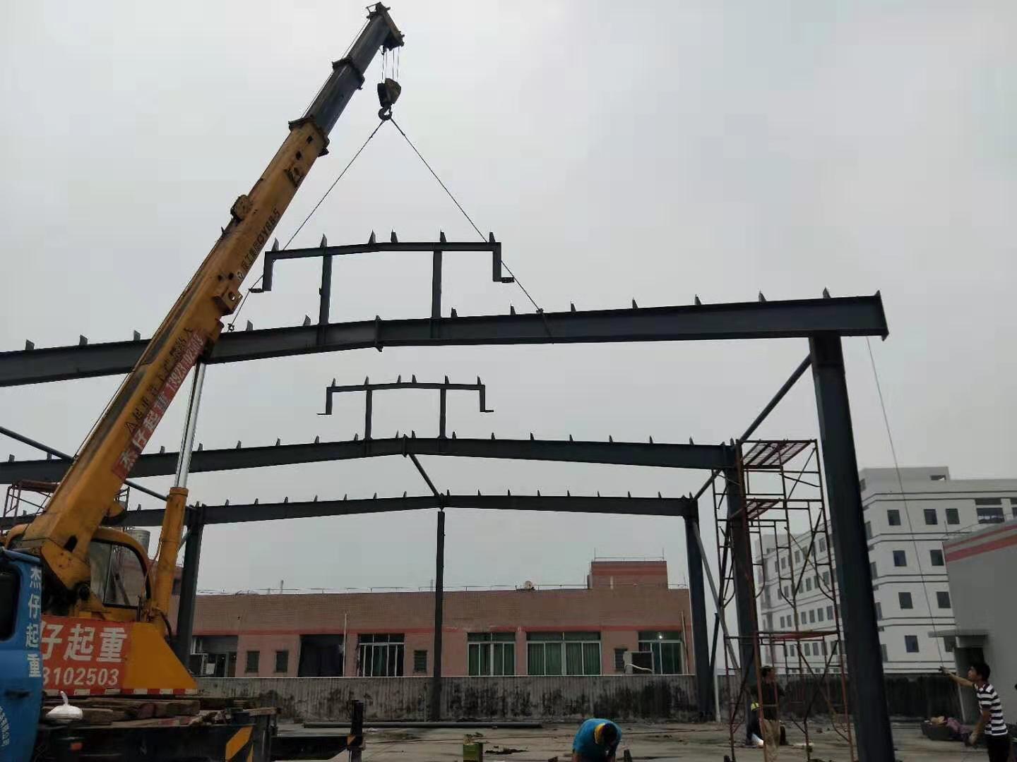 广州新塘安装搭建简易棚广州新塘钢结构建造公司