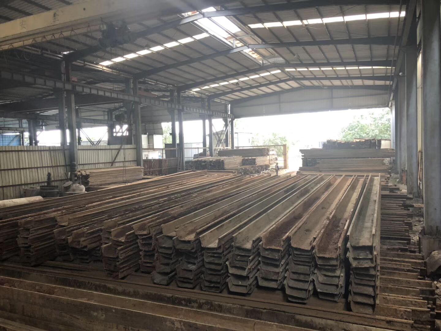 广东番禺收购拉森钢板桩回收厂房设备报价