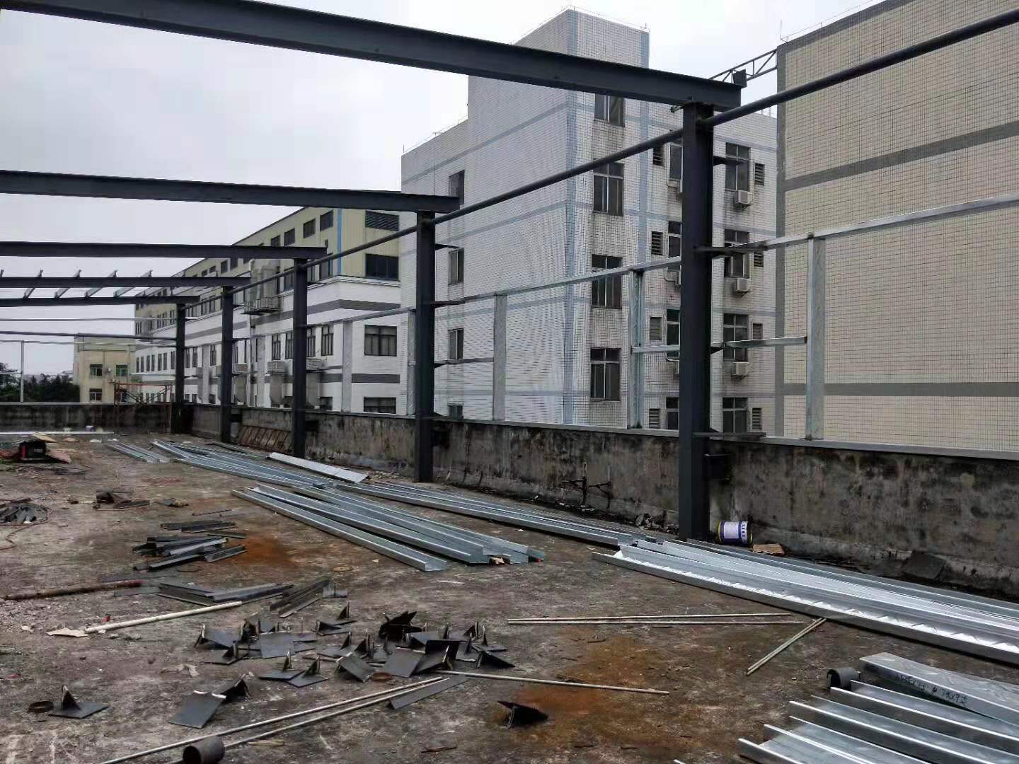 梅州梅县钢结构厂房拆除_钢结构厂房搭建工程%9彩钢瓦厂房
