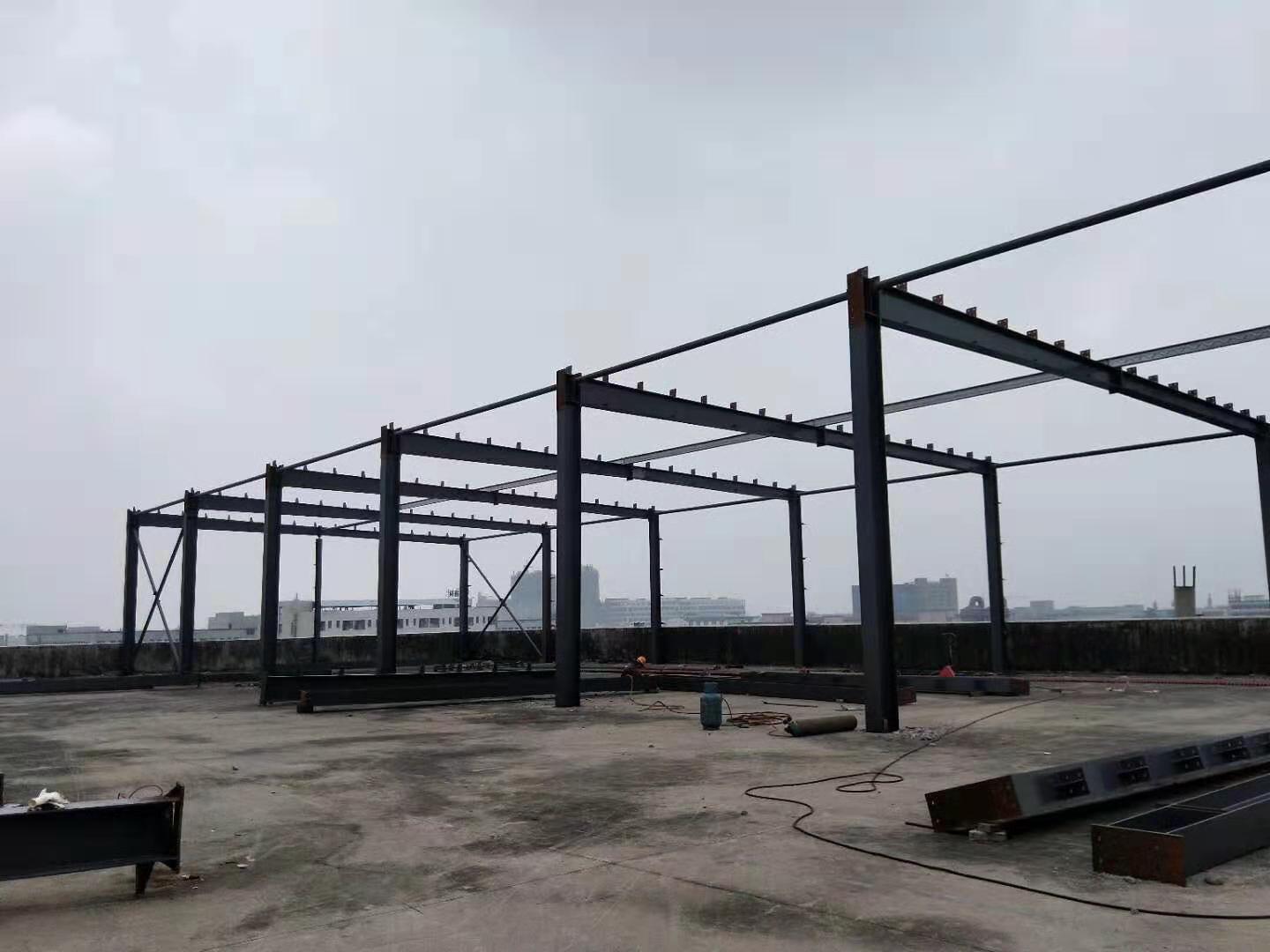 新建万江区搭建钢结构仓储钢架工程