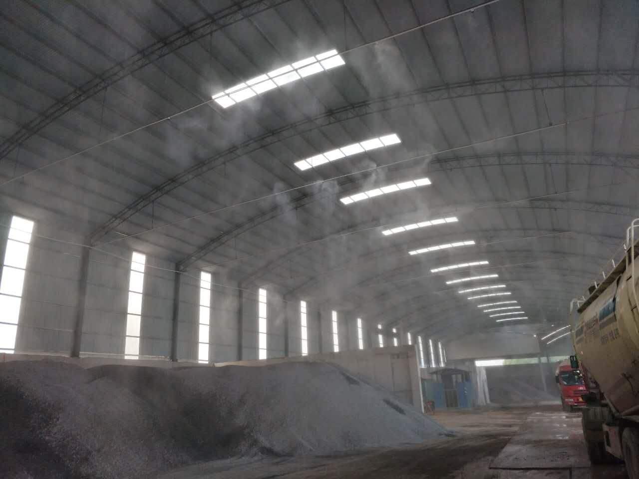 四川宜宾搅拌站水泥厂环保喷雾降尘系统