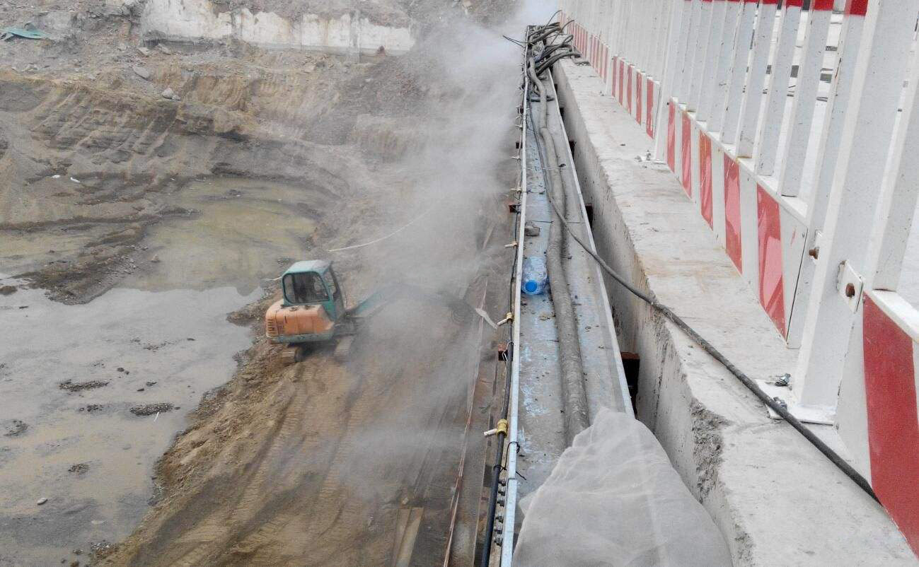 四川高压喷雾器降尘厂房道路众策山水优质服务