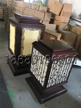 大型把不銹鋼柱頭燈戶外景觀燈箱迎賓落地?zé)舴略剖婂兣_(tái)燈