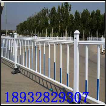 市政道路隔離欄--河北安平聚光絲網(wǎng)廠定制噴塑道路隔離欄桿