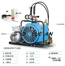 梅思安高压呼吸空气压缩机100TW单相电机