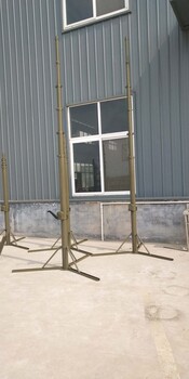 升降避雷针野外10米自动升降避雷针可移动拆卸升降杆厂家-扬博科技公司