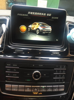 深圳奔驰GLE320GLE400加改装氛围灯