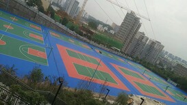 广州塑胶跑道，广州塑胶跑道公司，广州硅pu球场建造--嘉华体育图片3