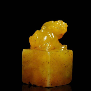 獅鈕田黃寶璽價(jià)格與鑒定拍賣