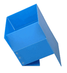 江浙沪地区蓝色中空板对口箱，钙塑箱，中空板周转箱，厂家直销