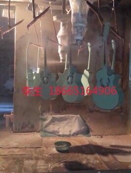 惠州，安吉吉他自动化喷涂生产线奥思晟自动化设备