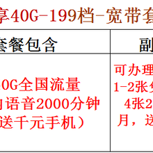 长沙电信光纤宽带融合199套餐免费送图片