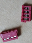 JST连接器代理分销JST连接器04KR-6R-P红色塑壳2mm间距4P护套接插件
