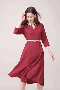 2019年秋裝舒麗裝點連衣裙女品牌折扣尾貨批發(fā)
