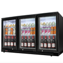 綠零三門(mén)吧臺式小冰箱SBBH-350L3三門(mén)黑色直冷冷凍柜