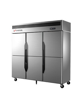 银都六门商用冰箱JBL0561单机单温冰箱不锈钢厨房六门冰箱