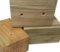 青岛供应防腐木砖打孔木块建筑工程木构件工地木质预埋件