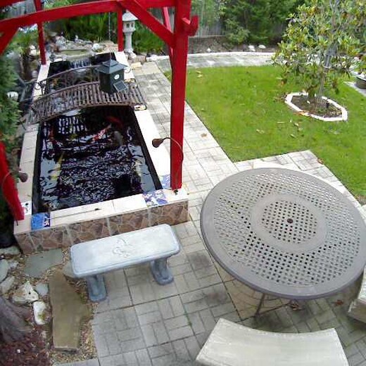 哈尔滨杰蒙尼智能控制鱼池过滤器假山鱼池水设备