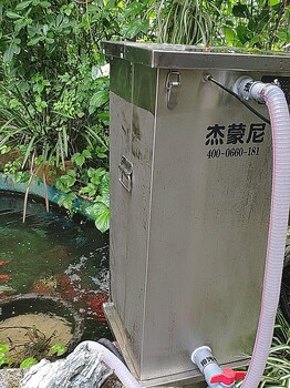 安阳杰蒙尼假山鱼池水净化系统