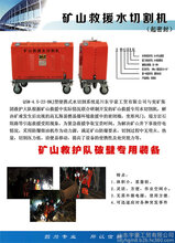 新型矿用水切割机安全、无明火、便携、防爆环保、高效、易操作,厂家直销图片