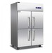 睿弘四门单温冷藏冰箱BR4商用单温冷藏冰箱不锈钢四门冷藏柜