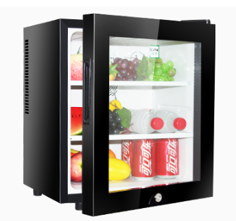 绿零LBC-30AA酒店客房小冰箱30L玻璃门小冰箱吧台冷藏展示柜