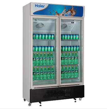 Haier/海尔二门饮料展示柜SC-650HL商用冷藏保鲜柜便利店饮料柜