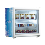 Haier/海尔冰淇淋柜SD-55商用冷冻展示柜冰淇淋柜带灯箱吧台小冰柜